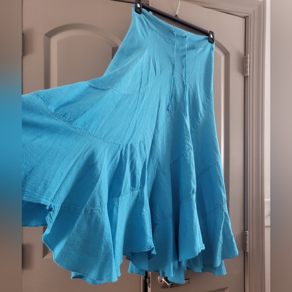 ADORABLE High Waisted SEA BREEZE OF CA Maxi Skirt